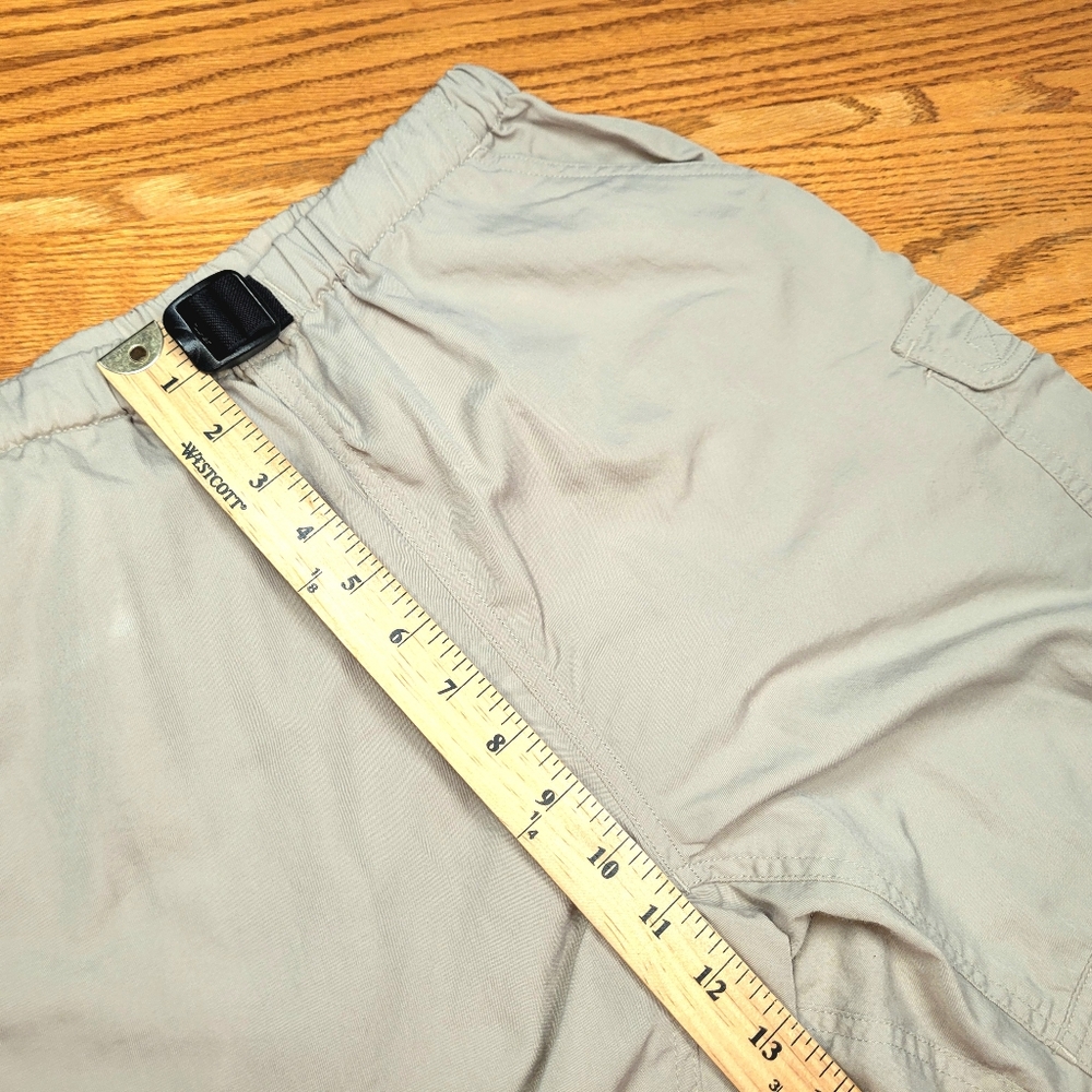 The North Face Cargo Pants Pockets Womens Large (26" Elastic Waist) Beige - Picture 8 of 15